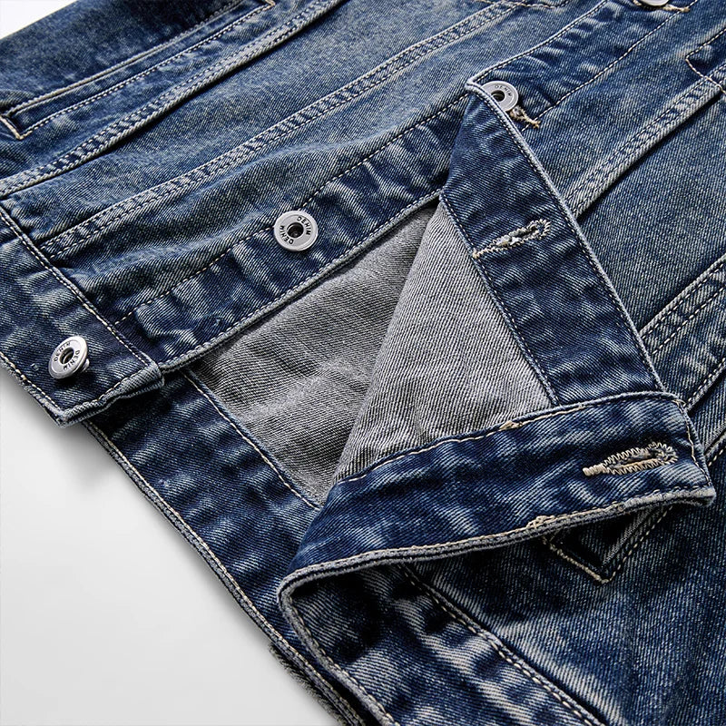 Washed Heavyweight Denim Jacket – Vintage Workwear