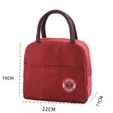 Insulated Lunch Bag Insulation Bento Pack for Men Women BPA Free Leakproof Food Container Carrier with Handle