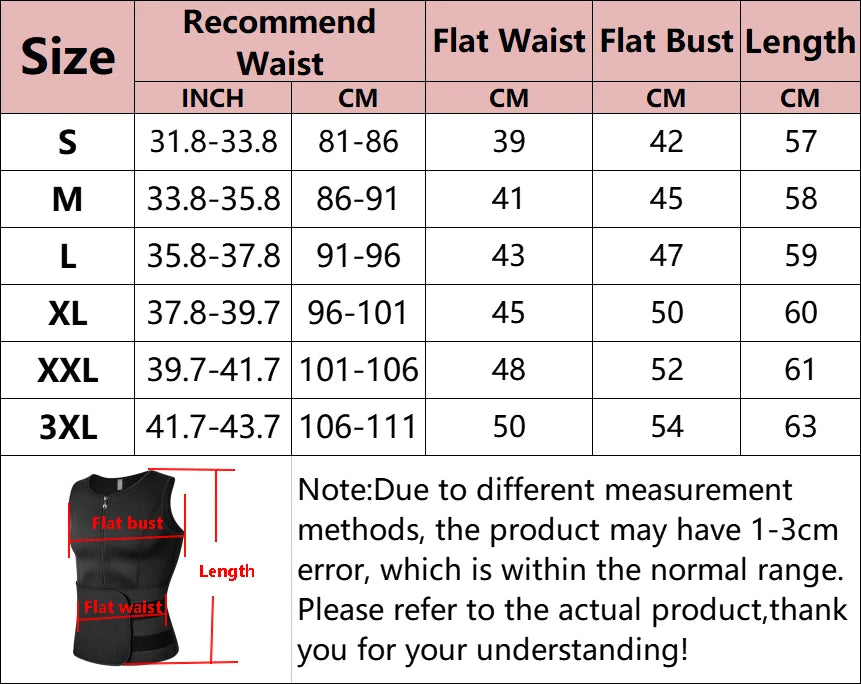 Men Body Shaper Waist Trainer Sauna Suit Sweat Vest Slimming Underwear Weight Loss Shirt Fat Burner Workout Tank Tops Shapewear