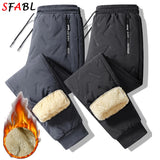 Men's Fleece-Lined Winter Joggers