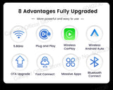 CarlinKit Mini5 Pro Wireless CarPlay & Android Auto Adapter
