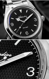 ADDIESDIVE 36mm Men Watch Luxury 200m Waterproof Super Luminous Bubble Glass Stainless Steel Wrist Watch Quartz Watches For Men