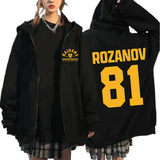 Ilya Rozanov 81 Boston Raiders Fleece Zip Hoodie