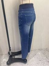 Women's Y2K Baggy Stretch Jeans – High Waist Loose Fit