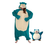 Snorlax Kigurumi Onesie | Cozy Fleece Cosplay Pajamas