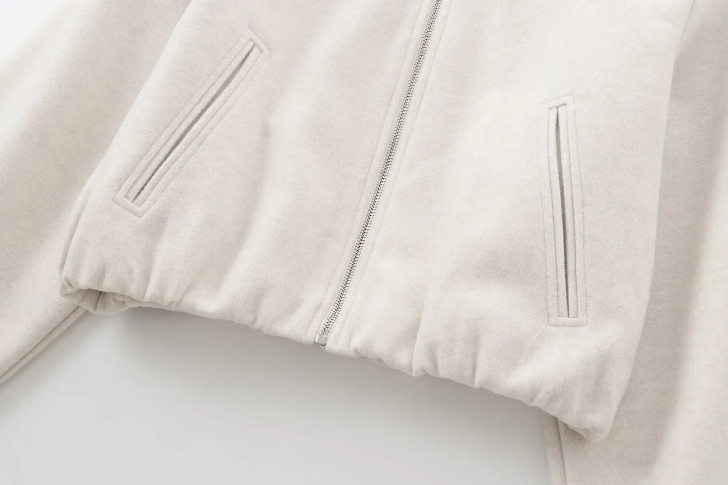 Women’s Cropped Bomber Jacket