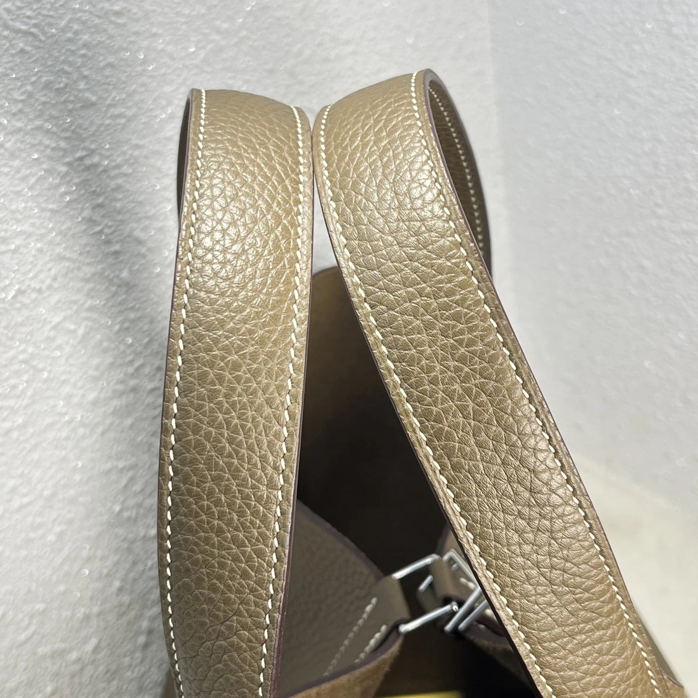 Mendy 22 CM Large size Top Quality Bucket Bags Women's Bag Lady Luxury Designer High End Bag TC Cowhide Golden Sliver