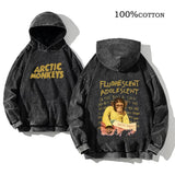 Retro Arctic Monkeys Printed Hoodie | Vintage Rock Streetwear