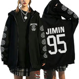 Y2K Graphic Zip-Up Hoodie