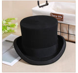 Elegant Wool Top Hat | Magician & Gentleman Style