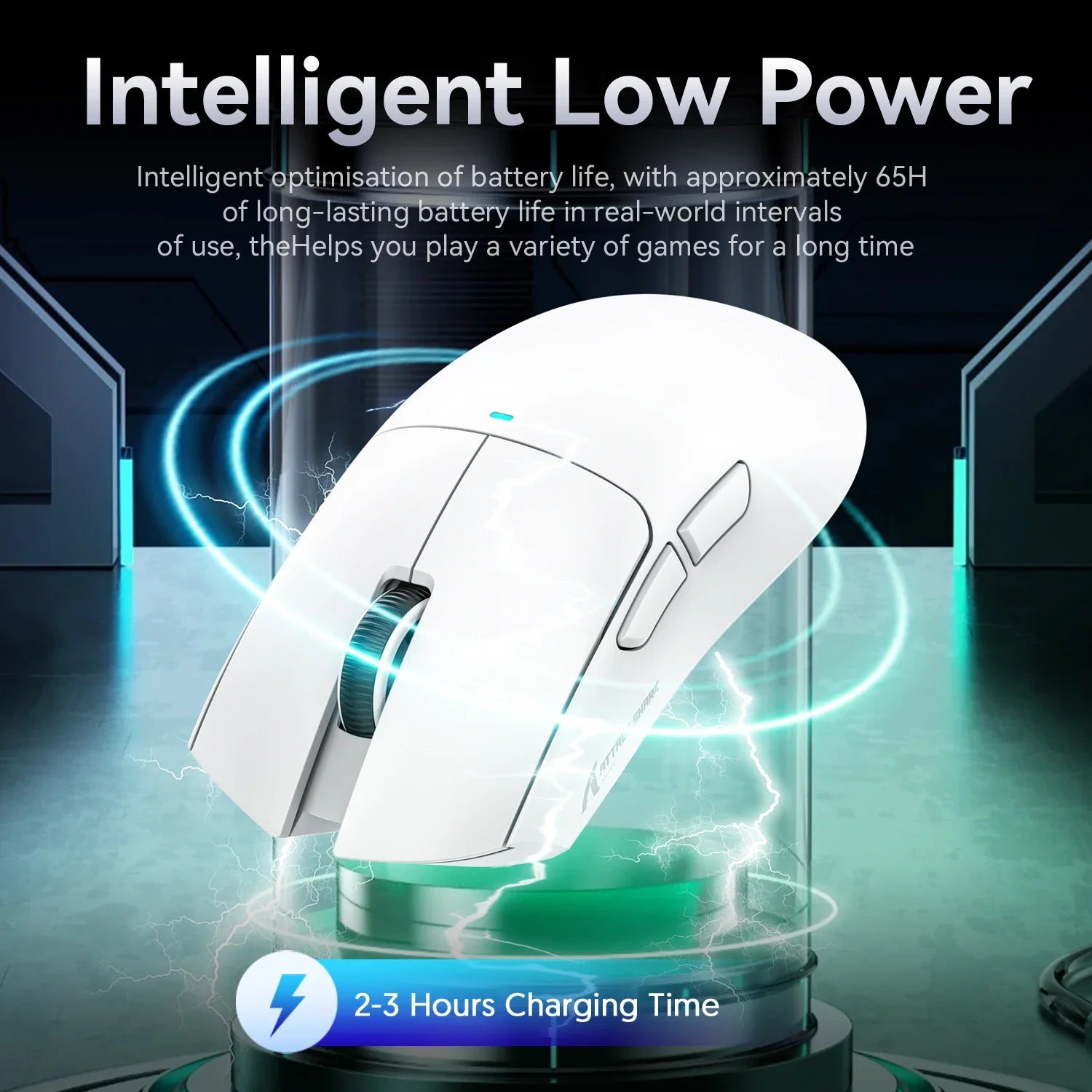 Attack Shark R1 X11 Wireless Bluetooth Gaming Mouse, PAW3311, Tri-Mode Connectivity, 59g Lightweight, for PC, Laptop & Mac