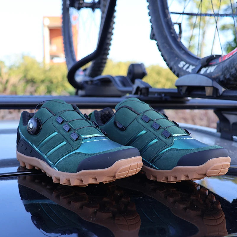 QQ-TB181 Cycling Shoes for Men, MTB Shoes, High Quality, Hiking, Gravel, Road Bicycle Sneakers for Men, Tennis Shoes, Size 39-50