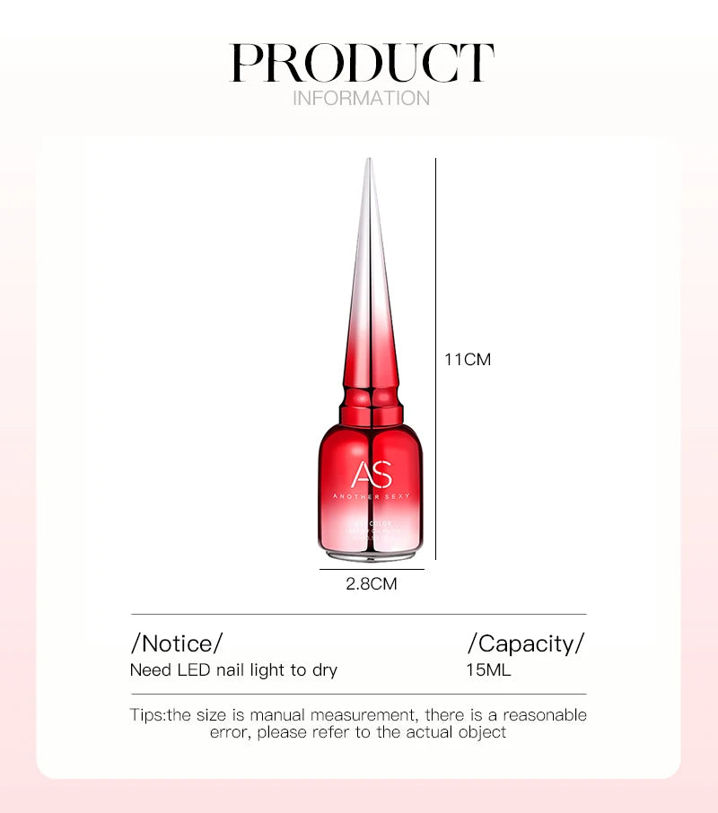 AS 9 Colors Magnetic Cat Eye Gel Nail Polish Set Jelly Pink UV LED Soak Off Gel Varnish Crystal Red Cat Gel Lacquer With Display