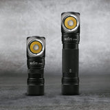 Sofirn SP40 LED Headlamp XPL 1200lm 18650 Type C Rechargeable Headlight 18350 Flashlight with Power Indicator Magnet Tail