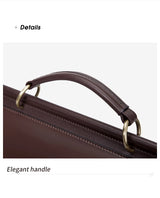 Cnoles Vintage Women's Leather Backpack Casual Shoulder Bag Travel Purse for Girls College School Book Bag