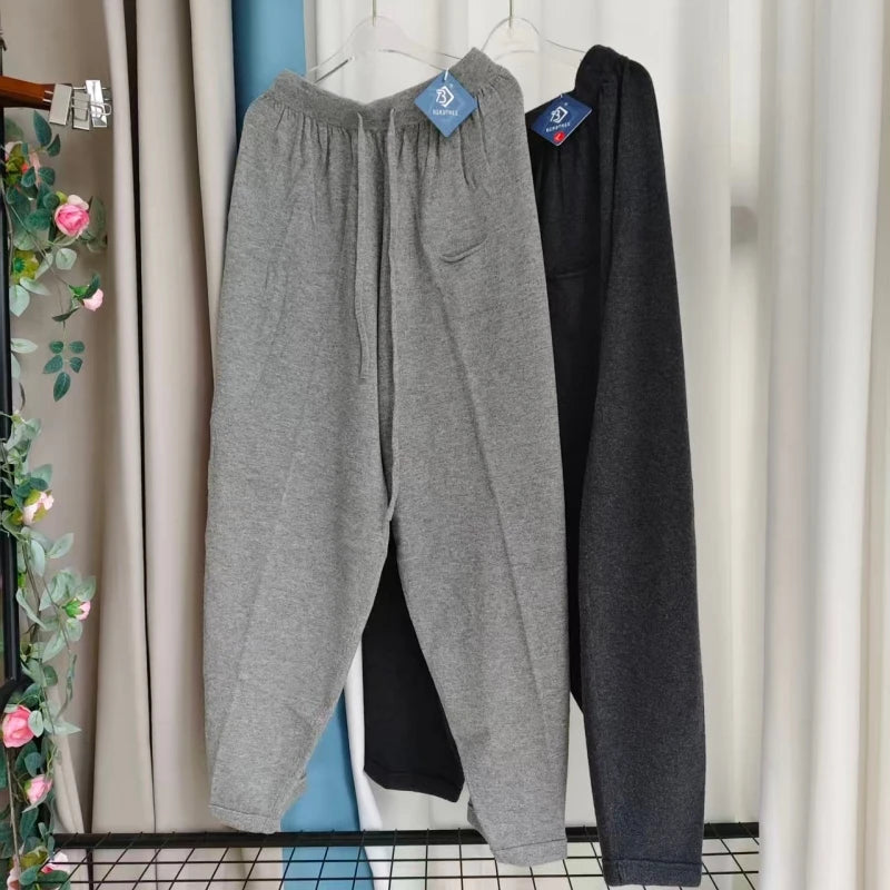 Women's Wool Drawstring Cocoon Pants