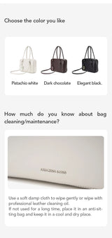 Amazing Song Toast Bag Large Leather Crossbody