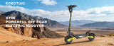 EOEOTWO 1200W Off Road Electric Scooter for Adults 48V Long Range E-Scooter 30MPH Fast Speed 11" Tubeless Tire Foldable Kick Scooter