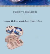 Flower Knows Moonlight Mermaid Eyeshadow Palette 8-Color Matte Shimmer Glitter Eye Makeup Cosmetics Women Beauty Eye Shadow