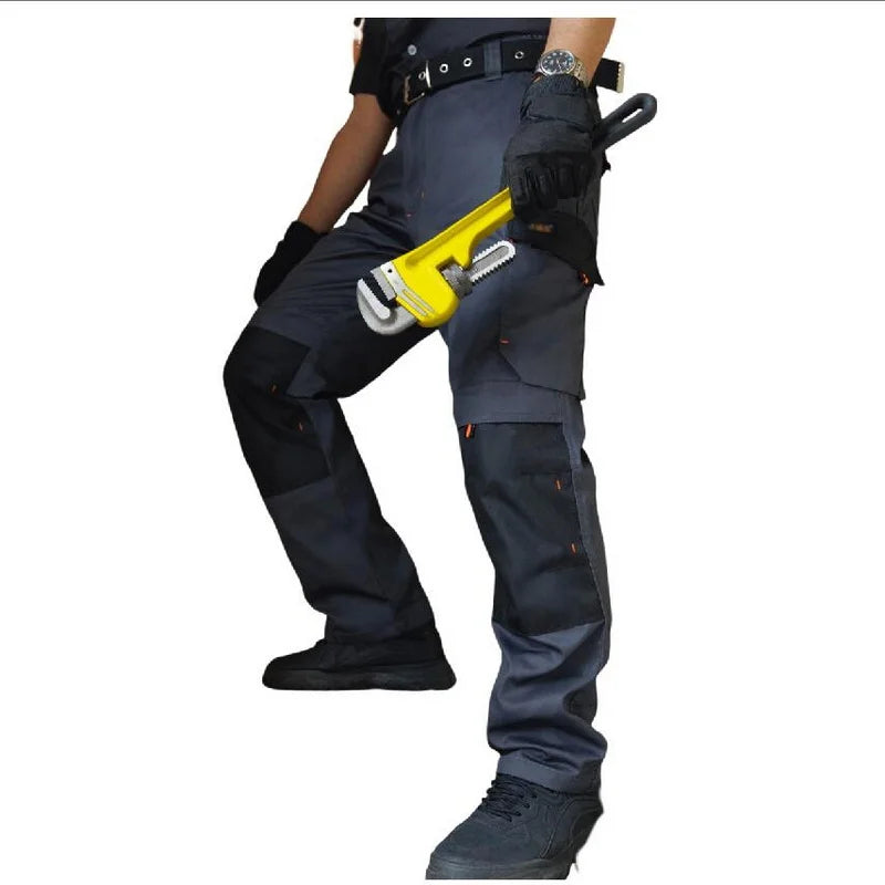 Men's Multi-Pocket Straight-Leg Cargo Pants