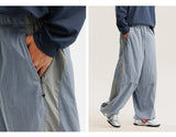 Men's Colorblock Wide-Leg Pants