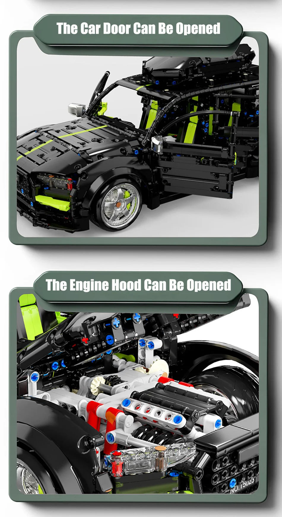 High-tech Expert 2896pcs Audied RS6 Touring Car Model Building Blocks MOC City Sport Car Travel SUV Vehicle Bricks Toys For Kids