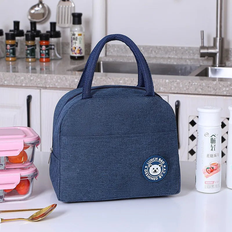 Insulated Lunch Bag Insulation Bento Pack for Men Women BPA Free Leakproof Food Container Carrier with Handle