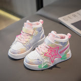 Classic Kids' Leather Fashion Sneakers