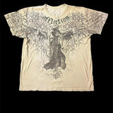 Y2K Grunge Oversized Skull Graphic Tee