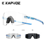 Kapvoe Fashion Sunglasses for Men Photochromic Runnning Glasses Light-Weight Cycling Glasses Bike Women UV400 Hiking Eyewear