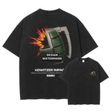 Bakugou Katsuki Vintage Wash Oversized T-Shirt