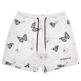 Rose Embroidered Hip Hop Shorts