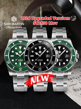 San Martin Upgraded Version 40mm Water Ghost Diver Watch Men Luxury Automatic Mechanical Watches Sapphire Waterproof 200m SN0017