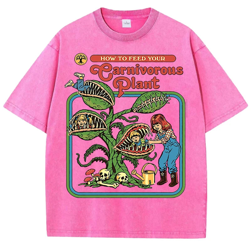 Men’s Plant Graphic Washed Cotton T-Shirt