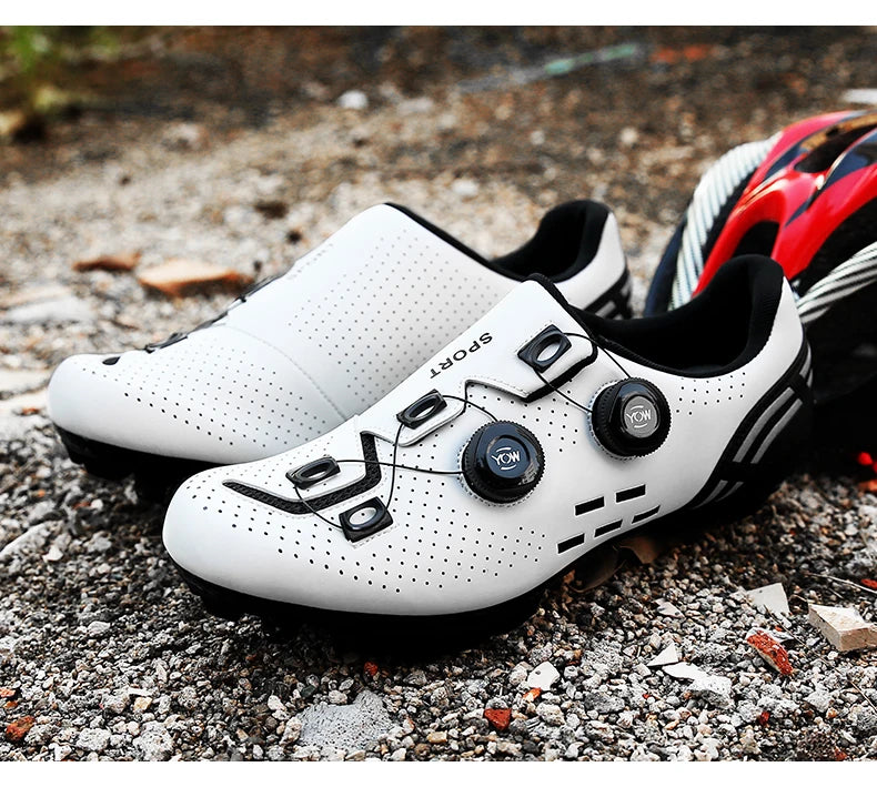 2026 Cycling Sneaker Mtb with Cleats Men Carbon Sports Speed Bike Shoes Women Mountain Racing Flat SPD Road Cycling Footwear