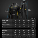 SULAITE Men's Waterproof Reflective Rain Suit – Jacket & Pants