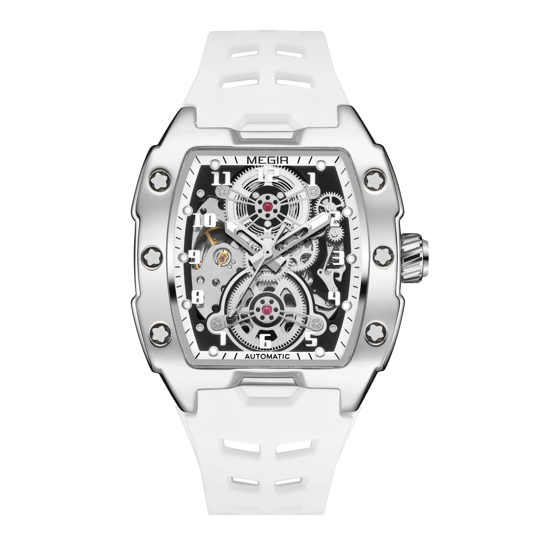 MEGIR Luxury Mechanical Skeleton Watch