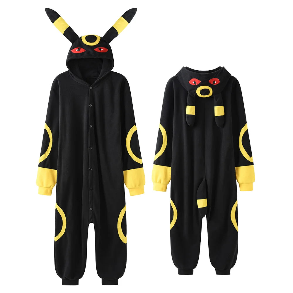 Pokemon Cosplay Costume Men Women Kigurumis Anime Onesie Hallween Carnival Party Outfit Gengar Pikachu Funny Jumpsuit
