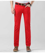 Men's Colorful Stretch Denim Jeans | Slim Fit