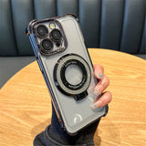 Luxury Shockproof Clear Ring Case