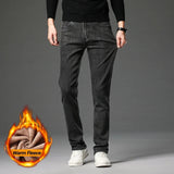 Men's Fleece-Lined Stretch Jeans