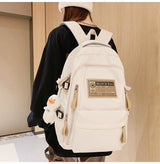 Fashion Big Student School Backpack Rucksack Girls Boys School Bag High Capacity Women Backpack Female Leisure Travel Mochila