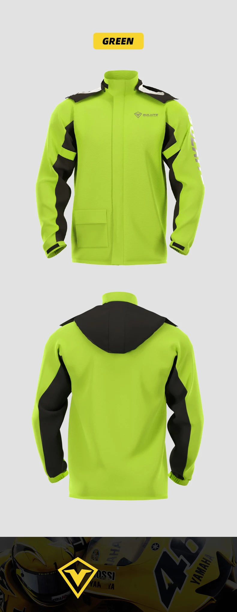SULAITE All-Weather Moto Rain Suit | Men & Women