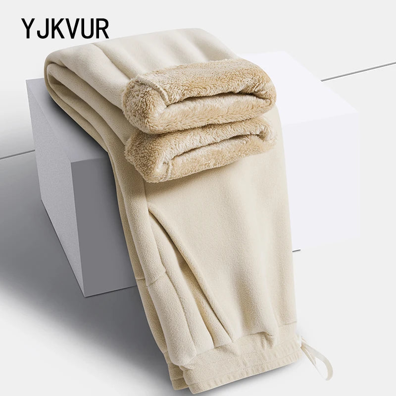 Unisex Fleece-Lined Winter Sweatpants