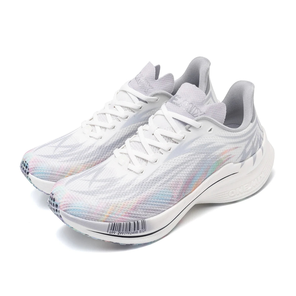 ONEMIX Beam New Arrival Training Running Shoes for Men Full Sole Nylon Plate Sport Shoes Breathable Summer Female Jogging Shoes