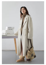 Retro Double-Sided Woolen Overcoat