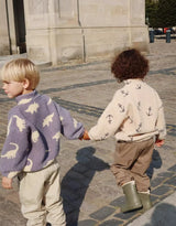 Kids' Sequin Lambswool Winter Jacket