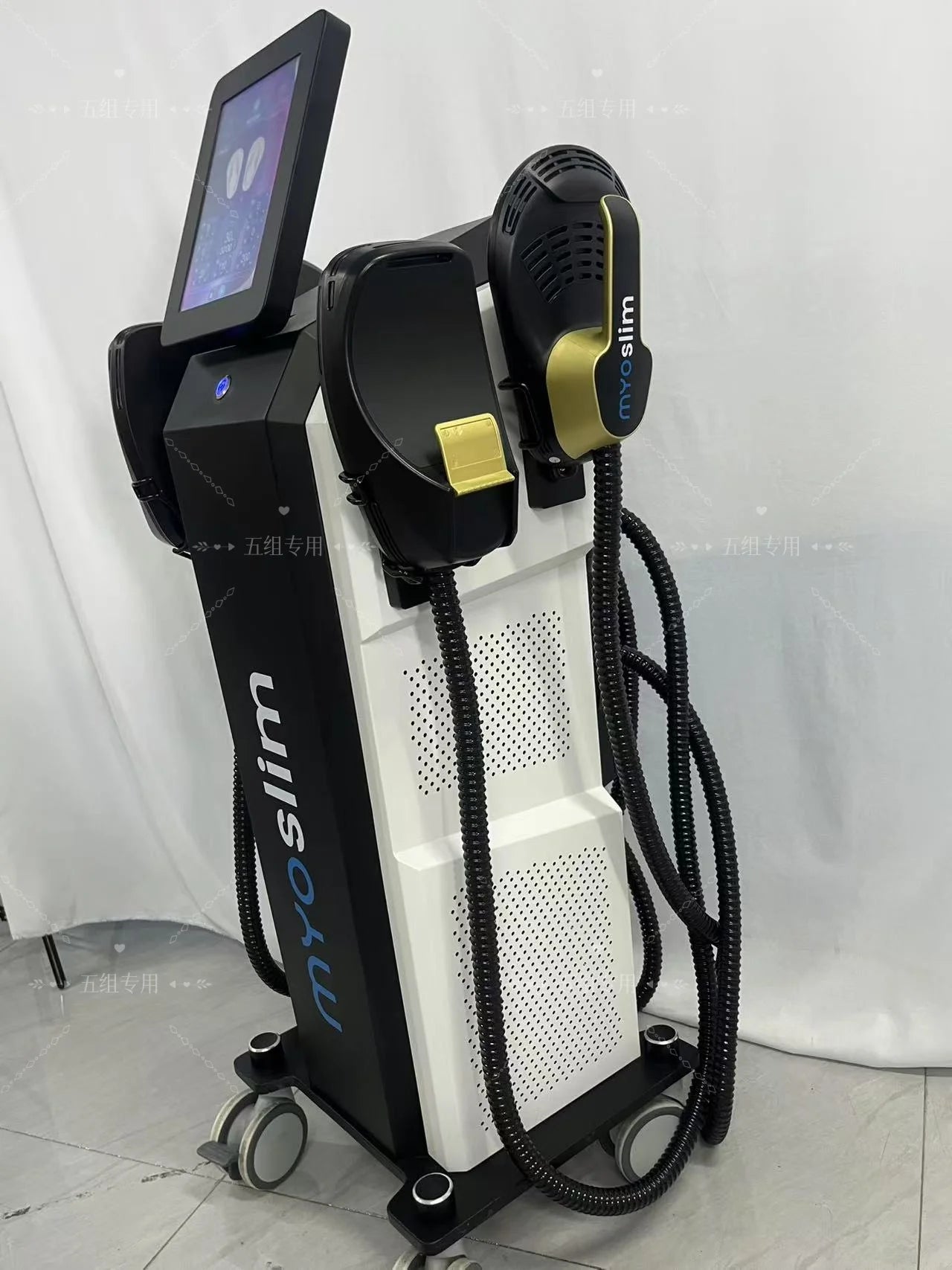 Myoslim Slimming Machine EMS Body Sculpt Machine Electromagnetic Stimulate Sculpting Muscle Fat Burning Weight Lose Equipmen