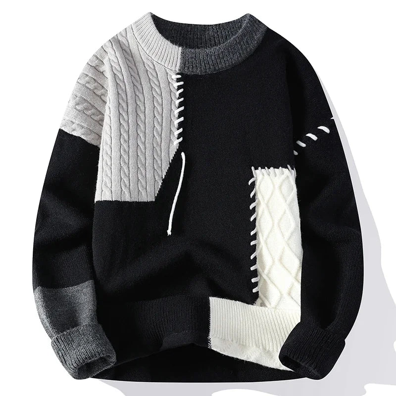 High Street Patchwork Pullover