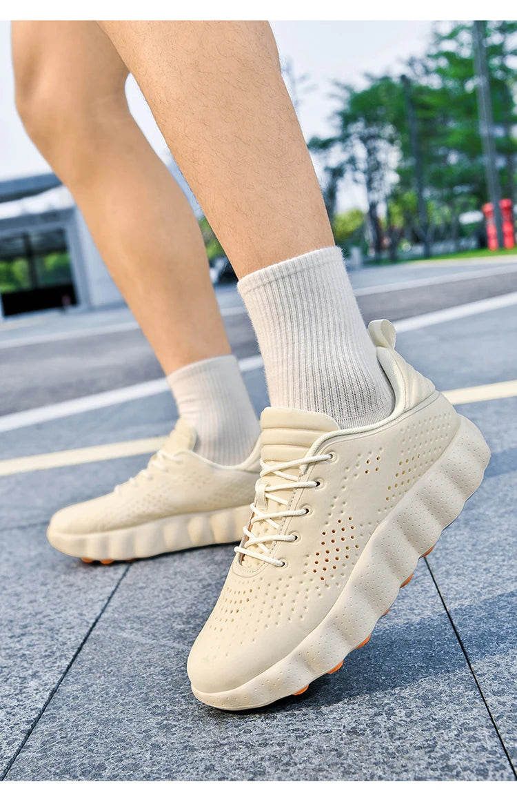 ClaWave Unisex Massage Cushioning Running Sneakers — Breathable Knit, Non-Slip
